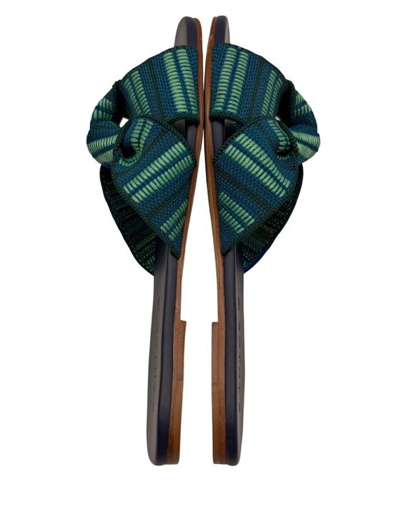 Rothy’s knotted jungle Flat Summer Vacation Beach sandals women’s Size 5 - Picture 6 of 10